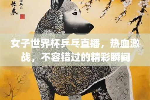 女子世界杯乒乓直播，热血激战，不容错过的精彩瞬间