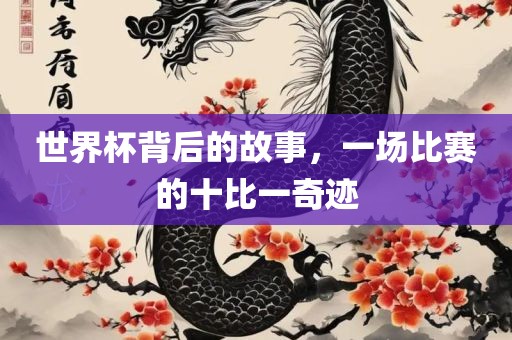 世界杯背后的故事，一场比赛的十比一奇迹