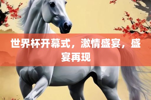 世界杯开幕式，激情盛宴，盛宴再现