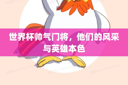 世界杯帅气门将，他们的风采与英雄本色