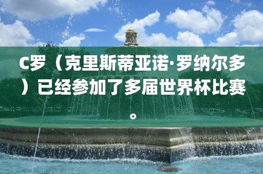C罗（克里斯蒂亚诺·罗纳尔多）已经参加了多届世界杯比赛。