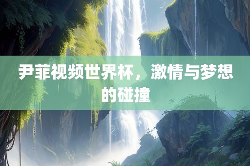 尹菲视频世界杯，激情与梦想的碰撞