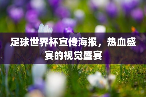 足球世界杯宣传海报，热血盛宴的视觉盛宴