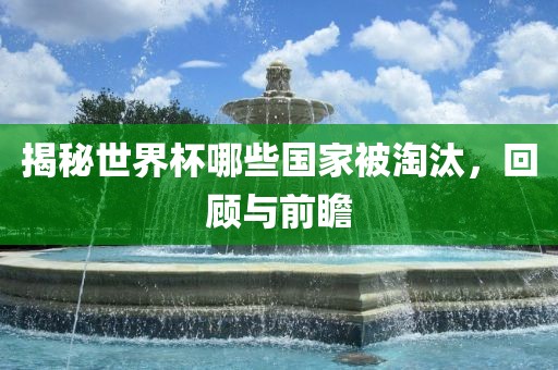 揭秘世界杯哪些国家被淘汰，回顾与前瞻
