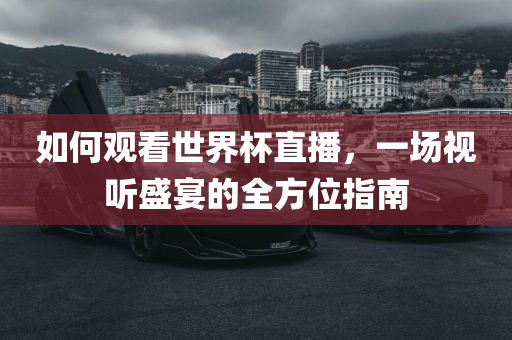 如何观看世界杯直播，一场视听盛宴的全方位指南