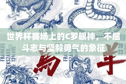 世界杯赛场上的C罗眼神，不屈斗志与坚毅勇气的象征