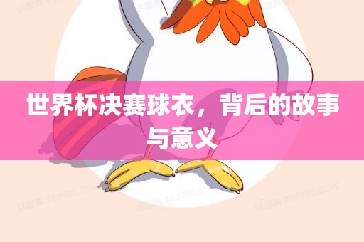 世界杯决赛球衣，背后的故事与意义