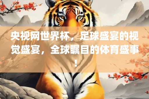 央视网世界杯，足球盛宴的视觉盛宴，全球瞩目的体育盛事！