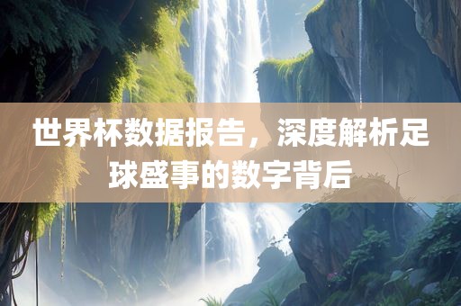 世界杯数据报告，深度解析足球盛事的数字背后