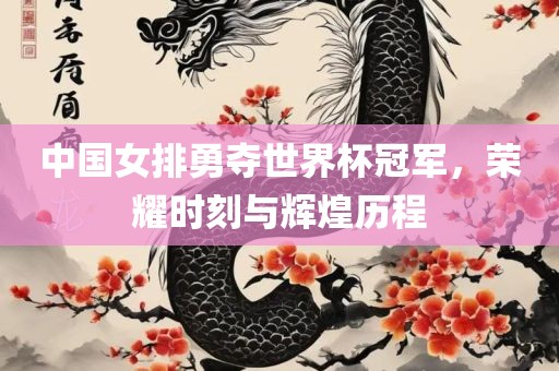 中国女排勇夺世界杯冠军，荣耀时刻与辉煌历程