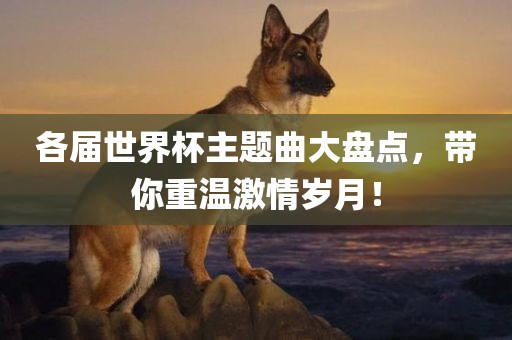 各届世界杯主题曲大盘点，带你重温激情岁月！
