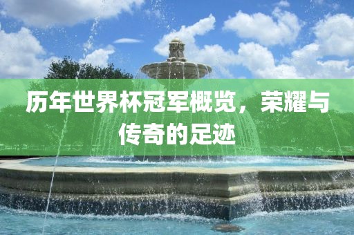 历年世界杯冠军概览，荣耀与传奇的足迹