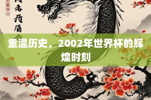 重温历史，2002年世界杯的辉煌时刻