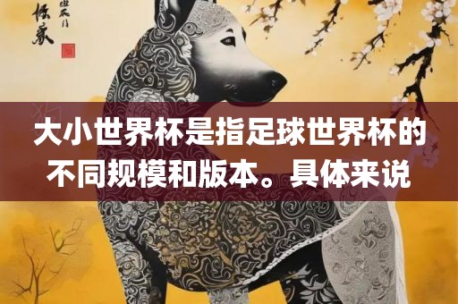 大小世界杯是指足球世界杯的不同规模和版本。具体来说