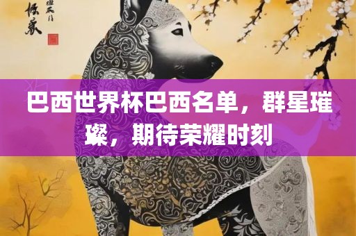 巴西世界杯巴西名单，群星璀璨，期待荣耀时刻