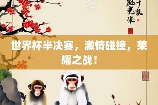 世界杯半决赛，激情碰撞，荣耀之战！