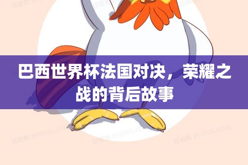 巴西世界杯法国对决，荣耀之战的背后故事