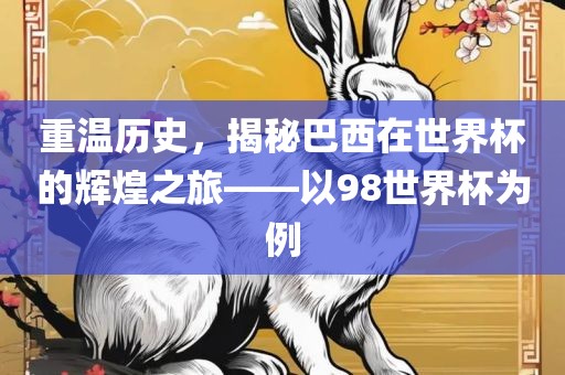 重温历史，揭秘巴西在世界杯的辉煌之旅——以98世界杯为例