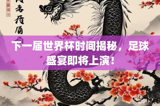 下一届世界杯时间揭秘，足球盛宴即将上演！