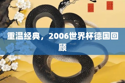 重温经典，2006世界杯德国回顾
