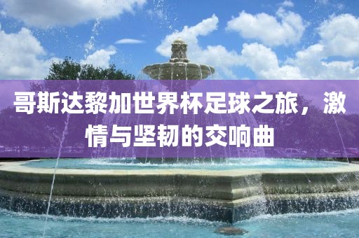 哥斯达黎加世界杯足球之旅，激情与坚韧的交响曲