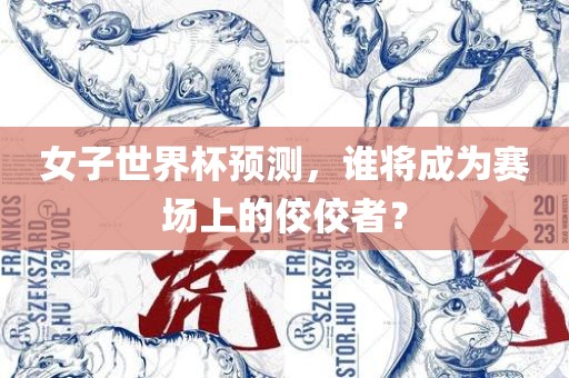 女子世界杯预测，谁将成为赛场上的佼佼者？