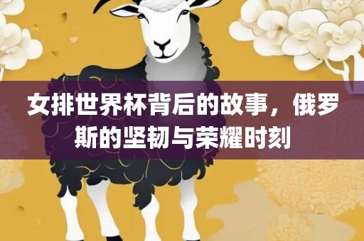 女排世界杯背后的故事，俄罗斯的坚韧与荣耀时刻