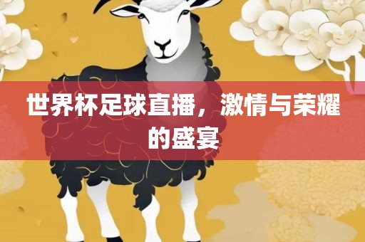 世界杯足球直播，激情与荣耀的盛宴