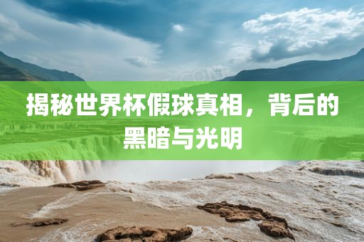揭秘世界杯假球真相，背后的黑暗与光明