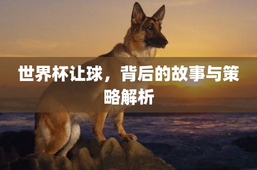 世界杯让球，背后的故事与策略解析