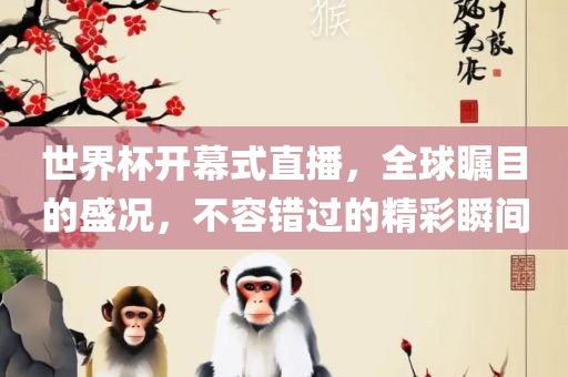 世界杯开幕式直播，全球瞩目的盛况，不容错过的精彩瞬间