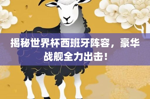 揭秘世界杯西班牙阵容，豪华战舰全力出击！