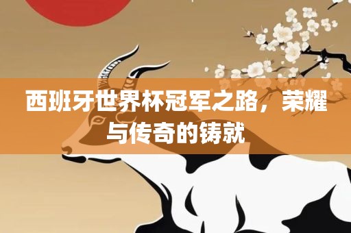 西班牙世界杯冠军之路，荣耀与传奇的铸就