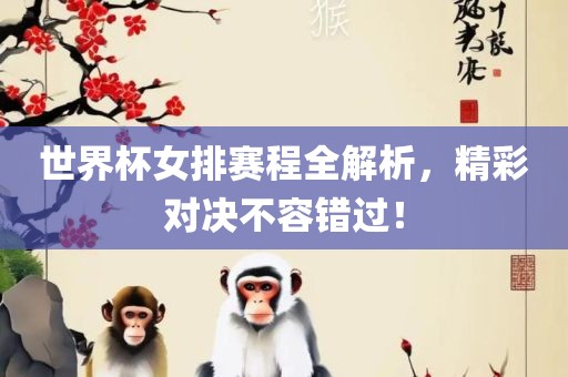 世界杯女排赛程全解析，精彩对决不容错过！