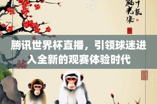 腾讯世界杯直播，引领球迷进入全新的观赛体验时代