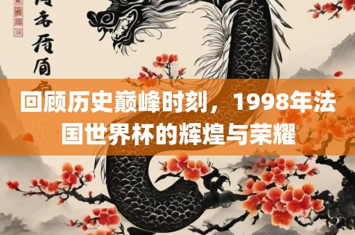 回顾历史巅峰时刻，1998年法国世界杯的辉煌与荣耀