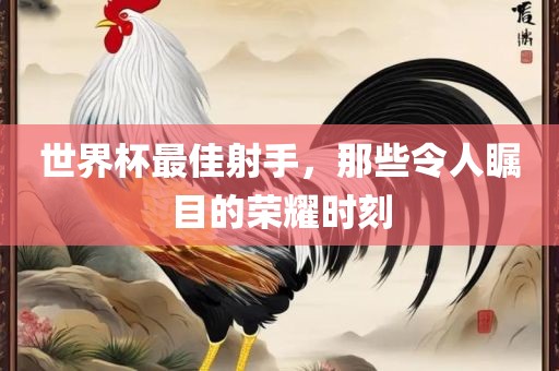 世界杯最佳射手，那些令人瞩目的荣耀时刻