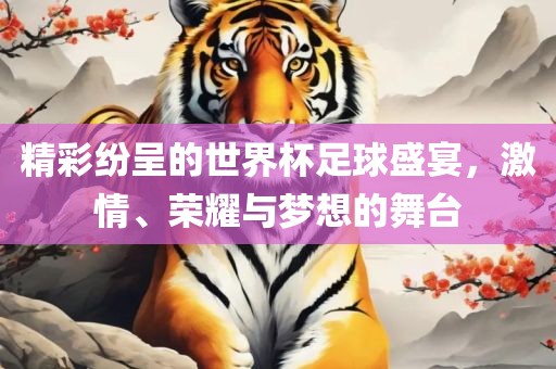 精彩纷呈的世界杯足球盛宴，激情、荣耀与梦想的舞台