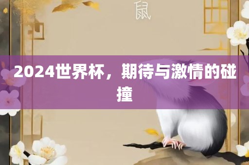 2024世界杯，期待与激情的碰撞