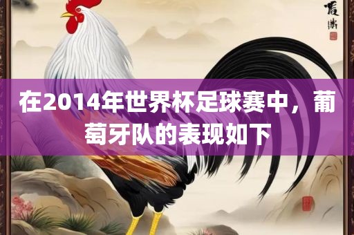 在2014年世界杯足球赛中，葡萄牙队的表现如下