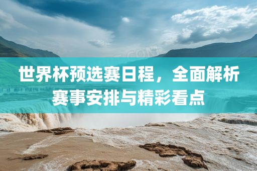 世界杯预选赛日程，全面解析赛事安排与精彩看点