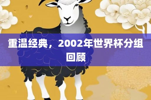 重温经典，2002年世界杯分组回顾