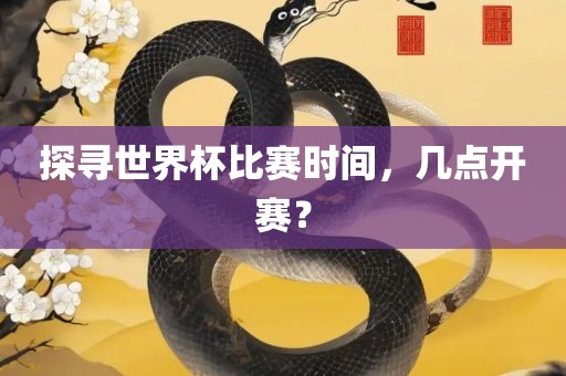 探寻世界杯比赛时间，几点开赛？
