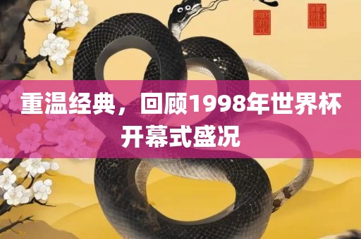 重温经典，回顾1998年世界杯开幕式盛况