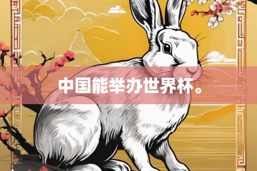 中国能举办世界杯。