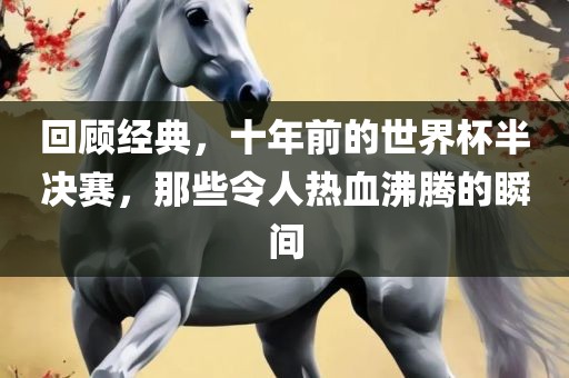 回顾经典，十年前的世界杯半决赛，那些令人热血沸腾的瞬间