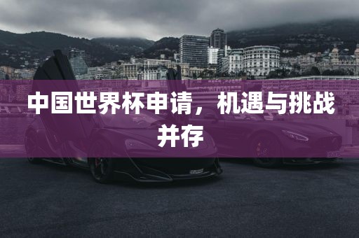 中国世界杯申请，机遇与挑战并存
