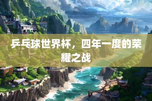 乒乓球世界杯，四年一度的荣耀之战