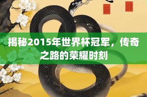 揭秘2015年世界杯冠军，传奇之路的荣耀时刻