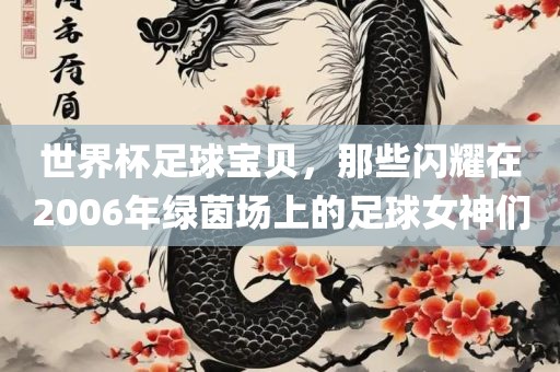 世界杯足球宝贝，那些闪耀在2006年绿茵场上的足球女神们